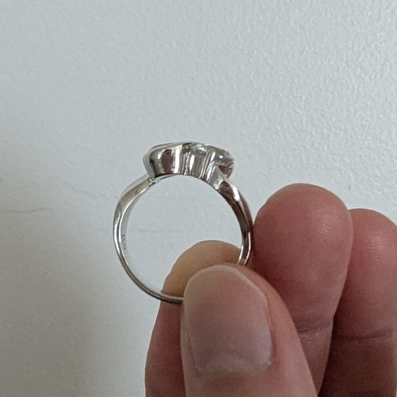 Toi et Moi ring size US 7.5 - Picture 6 of 11